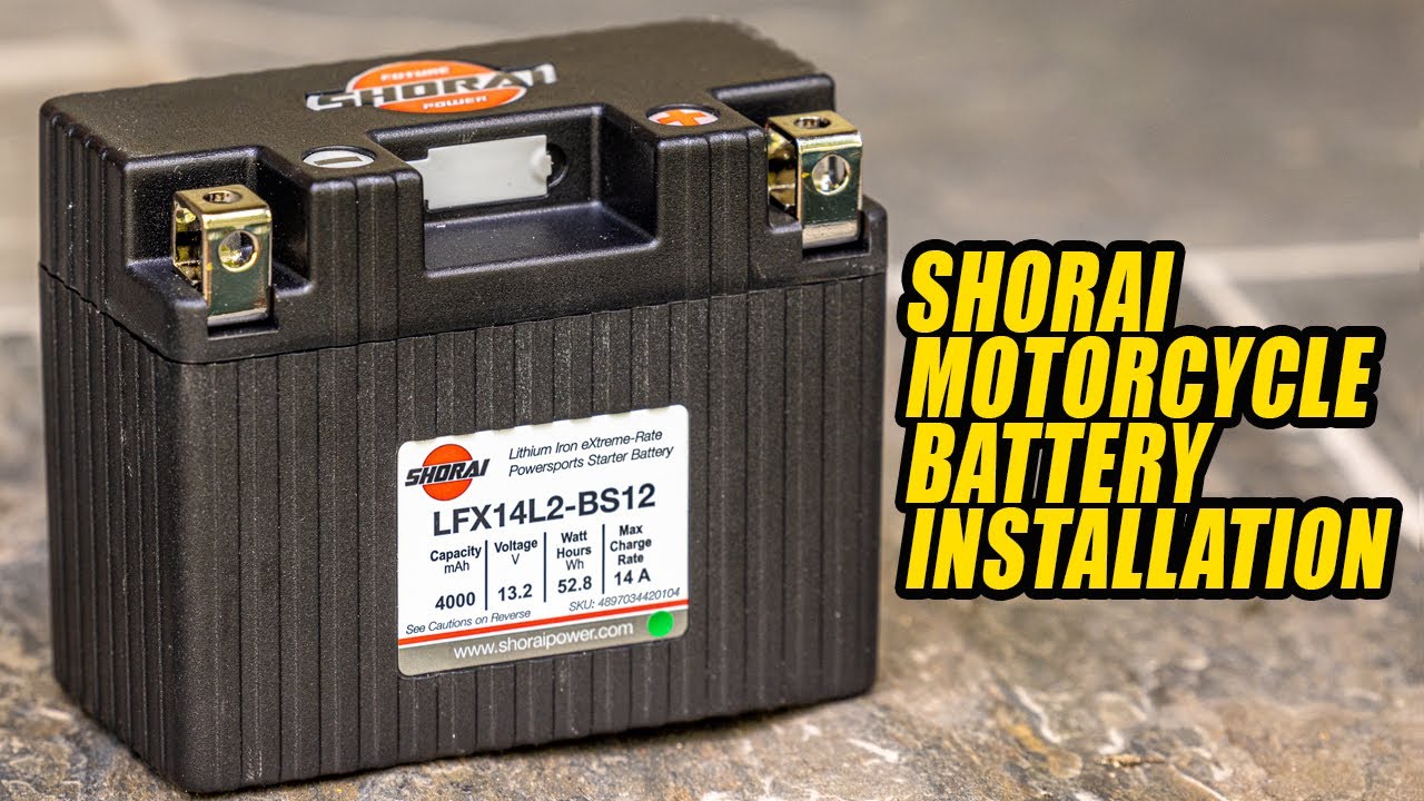 Shorai Motorcycle Battery Installation