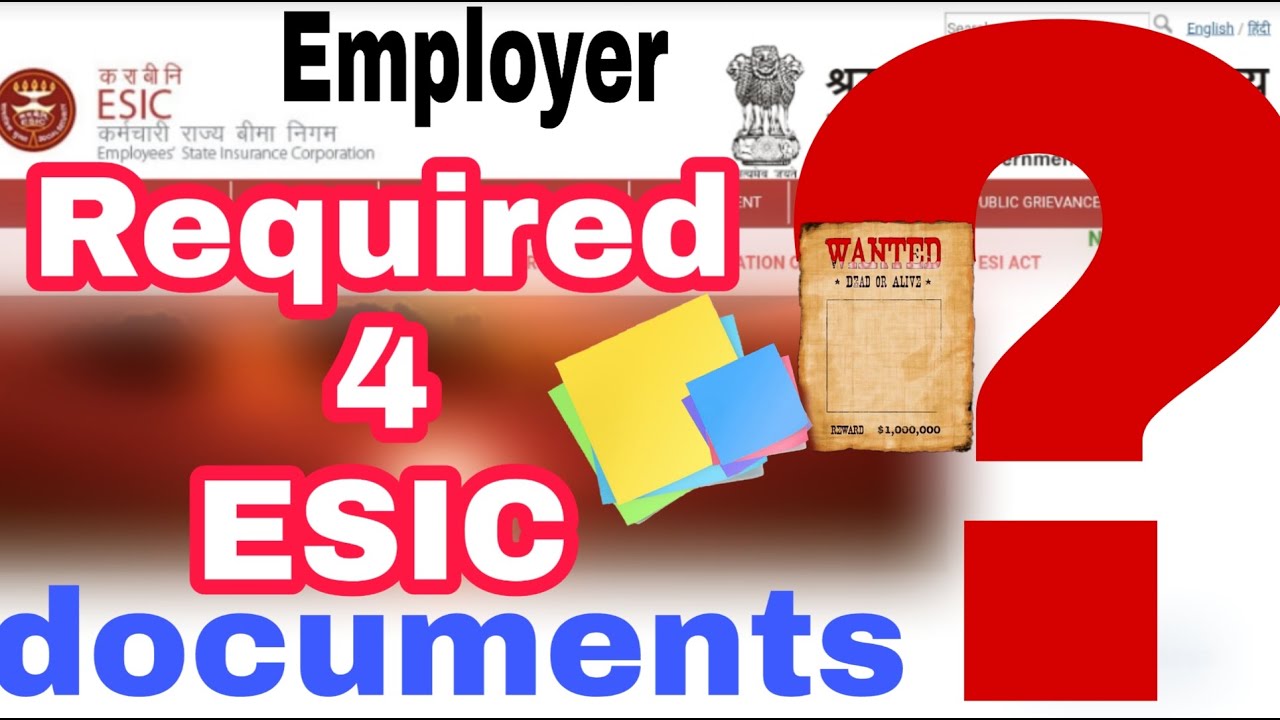 Required Document 4 ESIC / Fast knowledge part 1 / what documents required for ESIC Registration ?