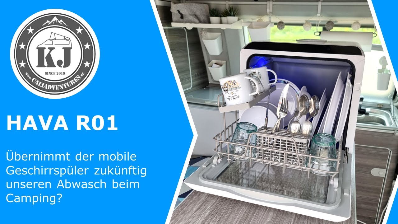 HAVA R01 - Übernimmt der mobile Geschirrspüler zukünftig unseren Abwasch beim Camping?