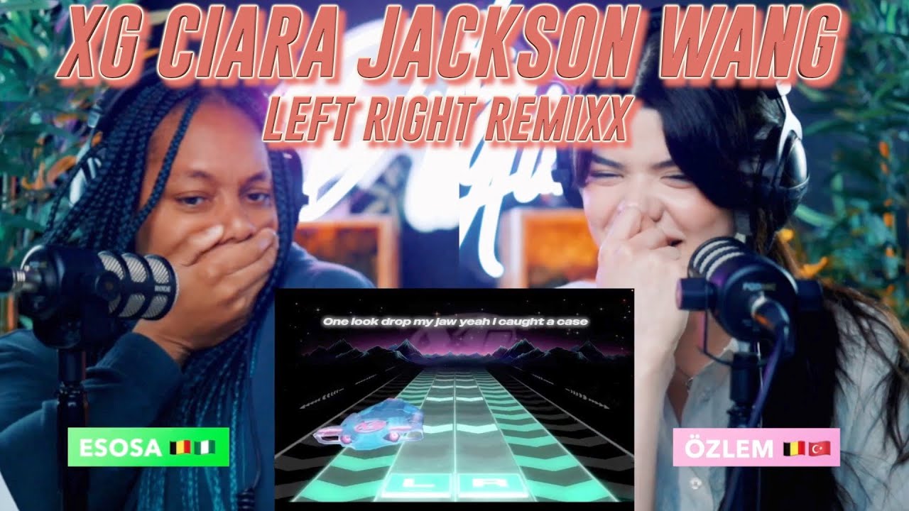 XG - LEFT RIGHT REMIXX (FEAT. CIARA X JACKSON WANG // PROD BY JAKOPS) | Visualizer reaction