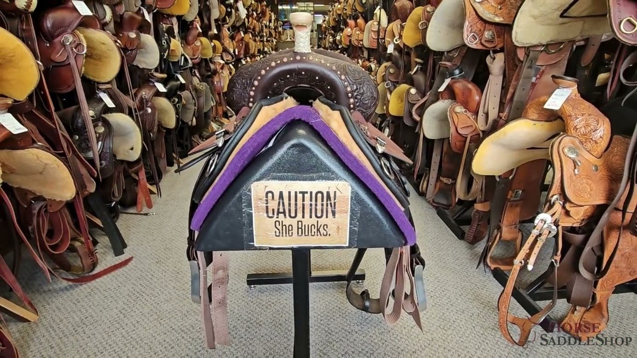 Circle Y Kenda Lenseigne Black Powder Mounted Shooter Saddle 2404