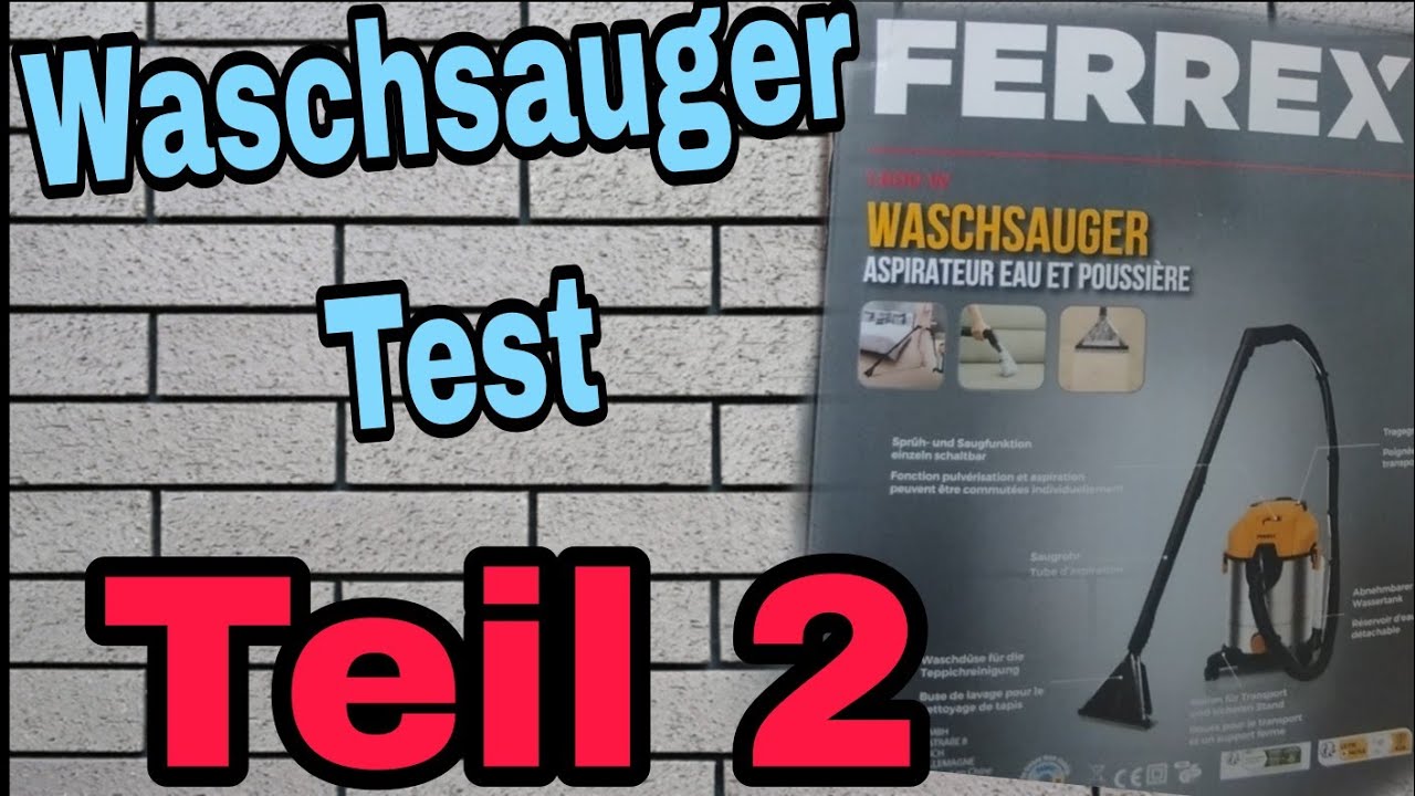 aldis Ferrex Waschsauger /Test I Skodas Sitze Reinigen Teil 2  -ds Garage