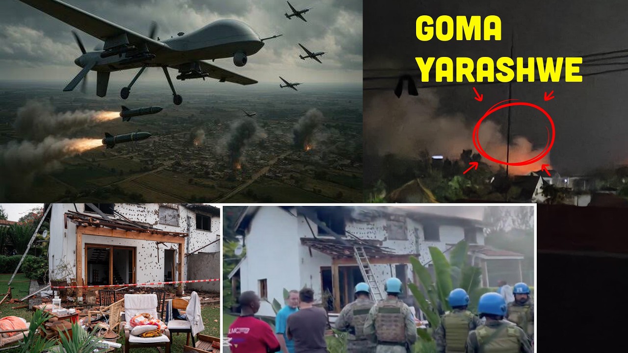 IKOSA RYO KUREKURA UVIRA/GOMA IRARINZWE CYANE ARIKO NTIRINZWE KUBURYO DRONE ITAHARASA.