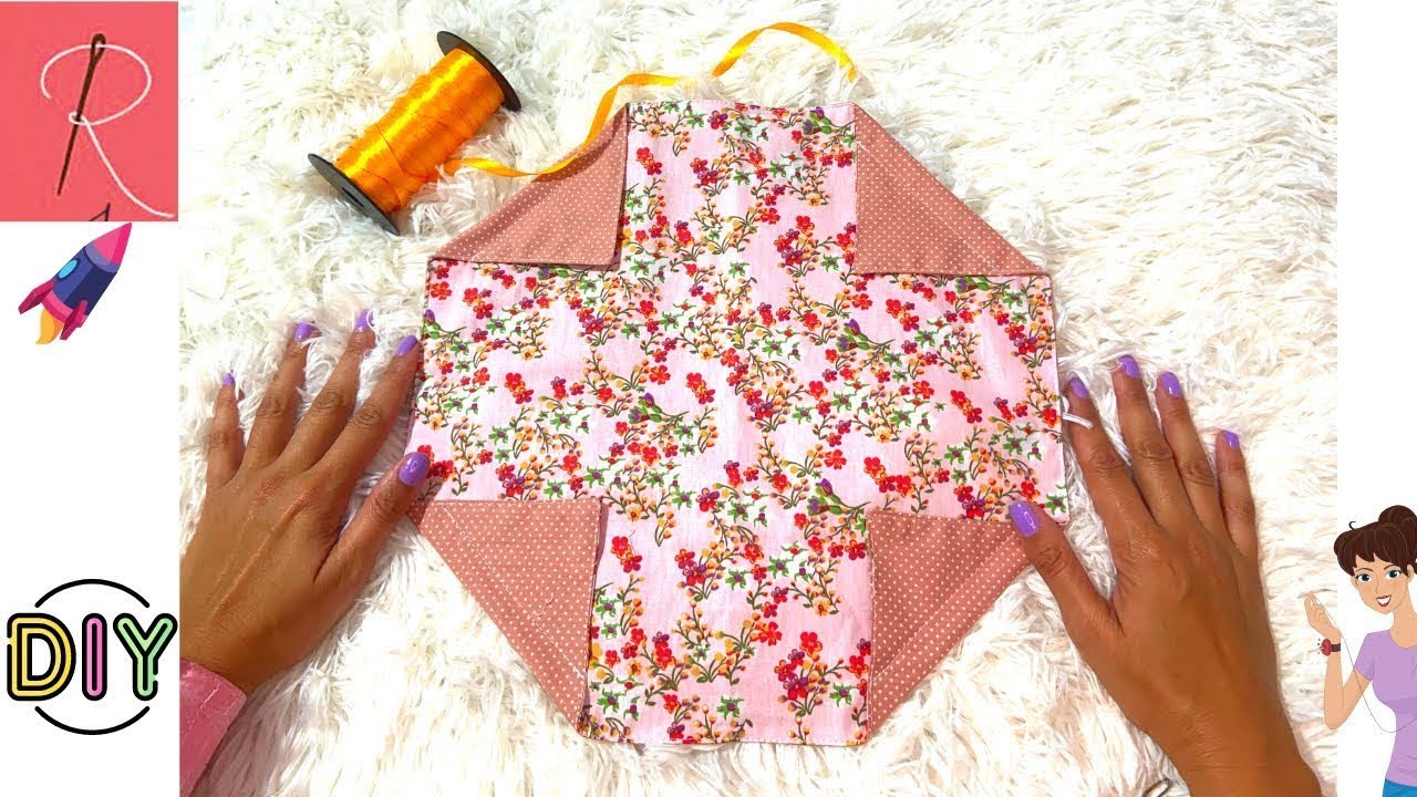 INCRÍVEL PEÇA FEITA COM DOIS QUADRADOS DE TECIDO 🌟 CANAL DA ROSA 🌟 COSTURA CRIATIVA