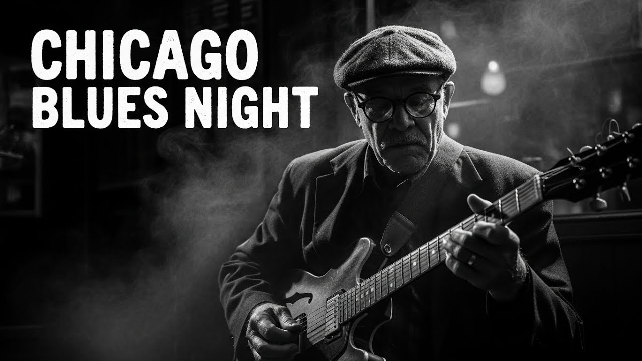 Soulful Slow Blues | Chicago Blues at Night