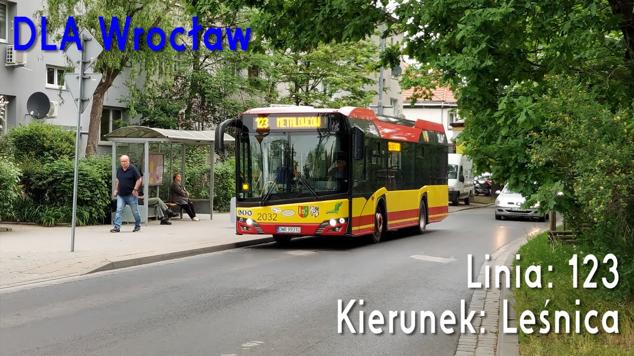 [🇵🇱PL] TIMELAPSE: DLA Wrocław - Linia: [🚍123]