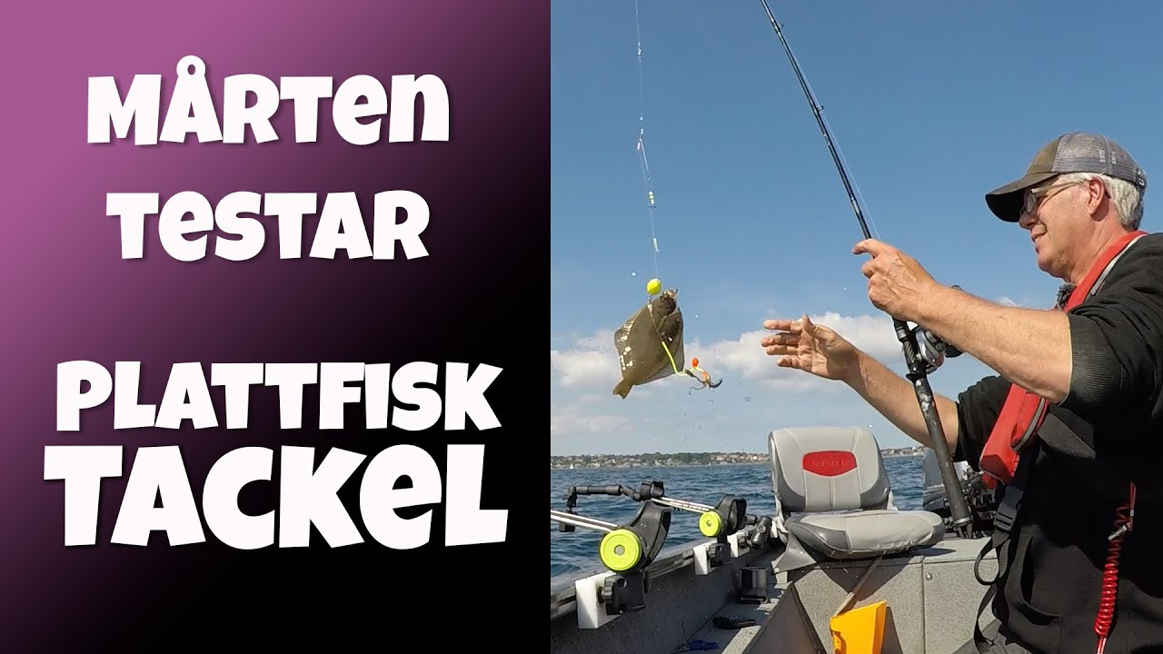Plattfisk i Öresund - test av olika tackel