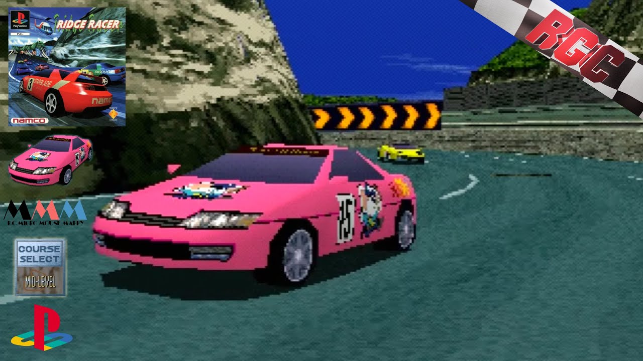Ridge Racer | #15 RT Pink Mappy | Mid-Level - Medium | PlayStation/PS1/PSX HD