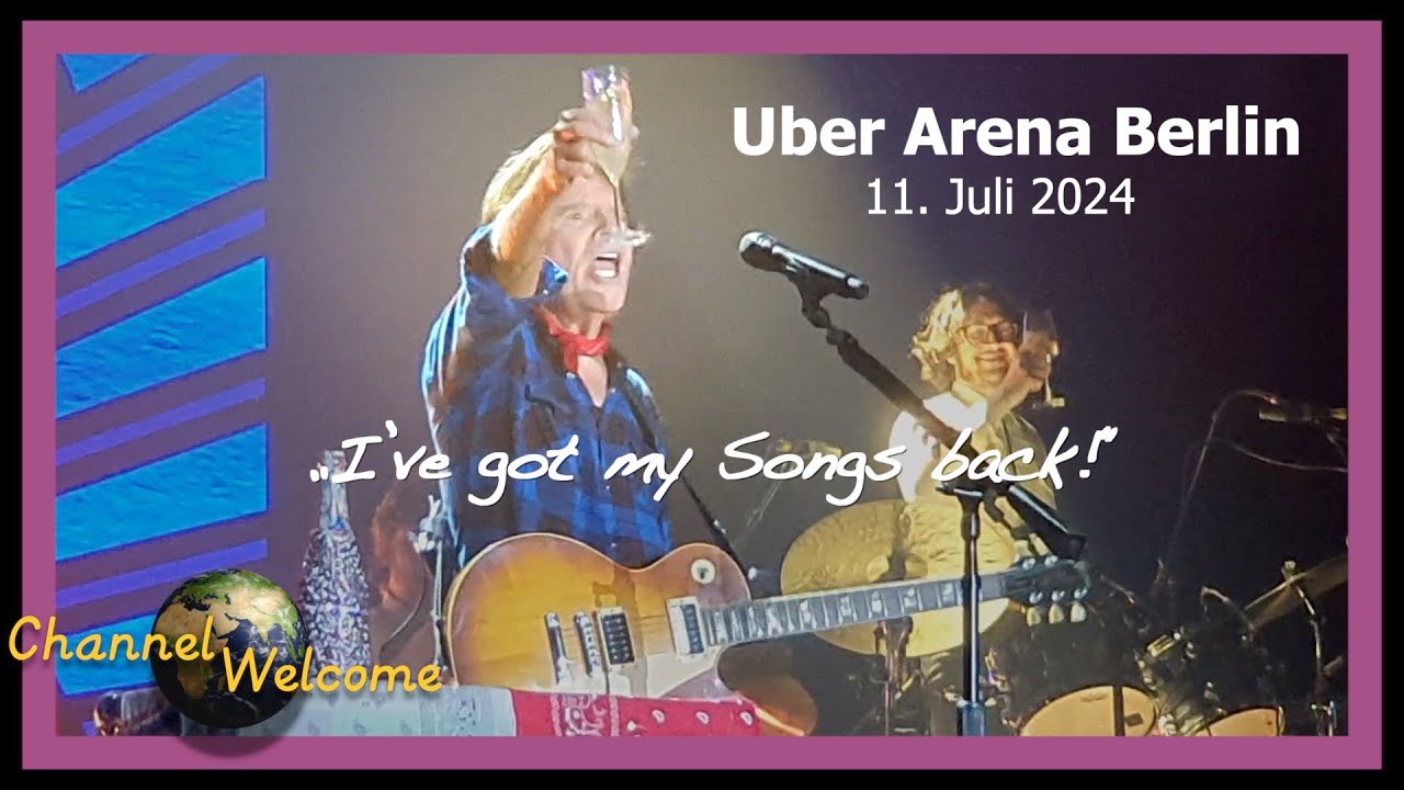 John Fogerty in Berlin am 11. Juli 2024 (13 Songausschnitte des Konzerts in der Uber-Arena)