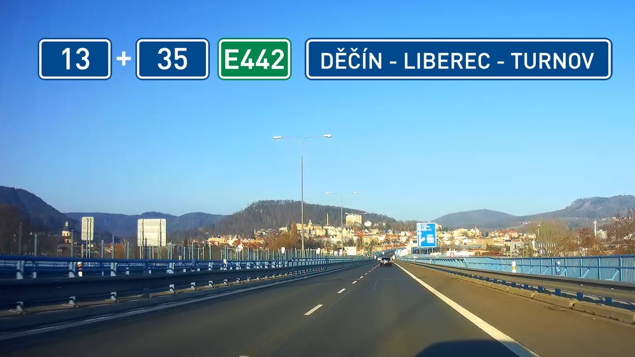 Silnice I/13 + I/35: Děčín - Liberec - Turnov (2021 - 4x)