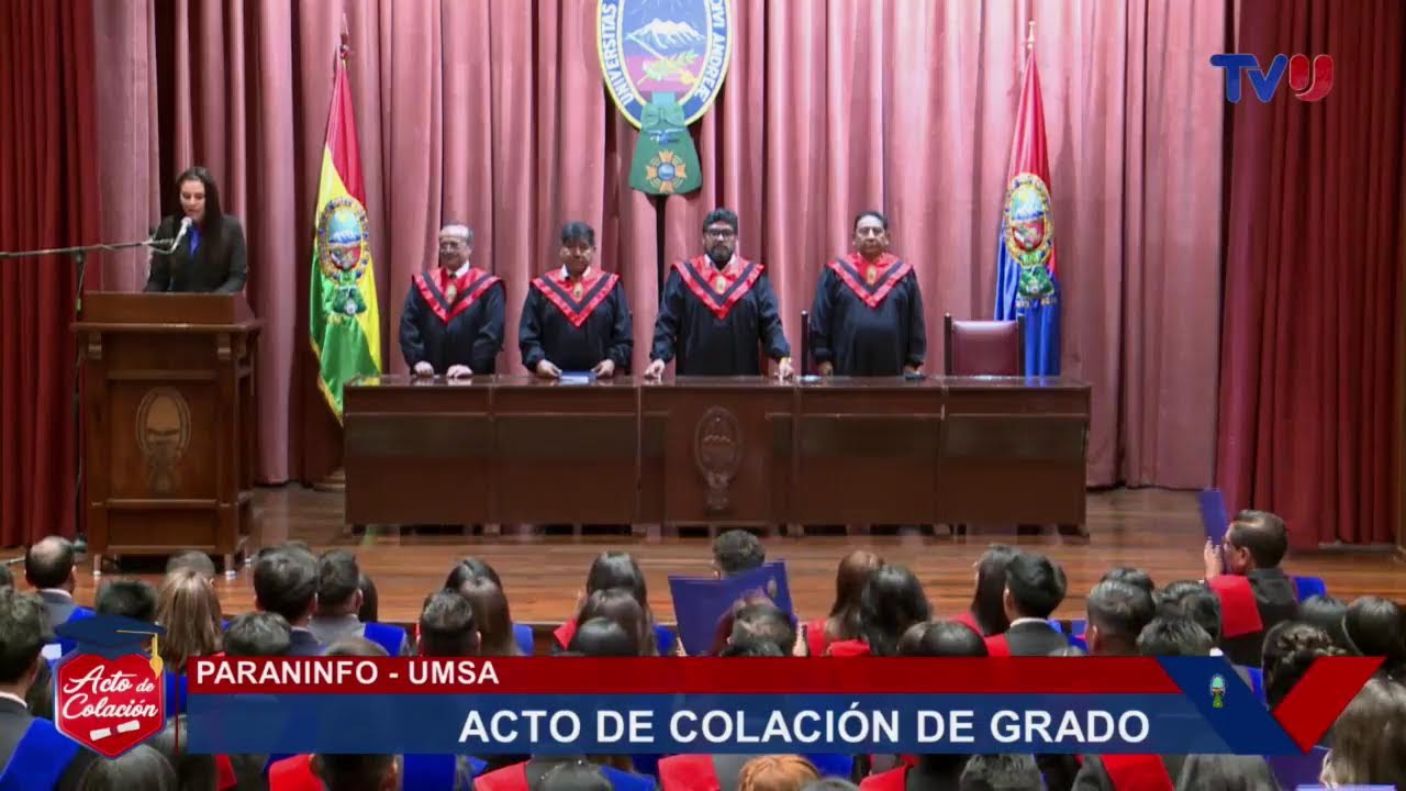 Acto de Colación de Grado Primera Ceremonia Viernes 6 de marzo de 2026 Transmisión en vivo