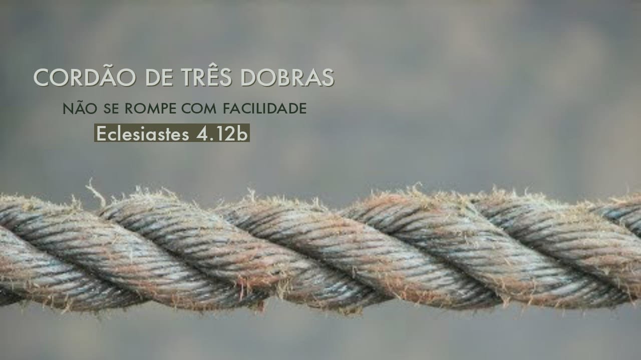 Cordão de 3 dobras não se rompe com facilidade