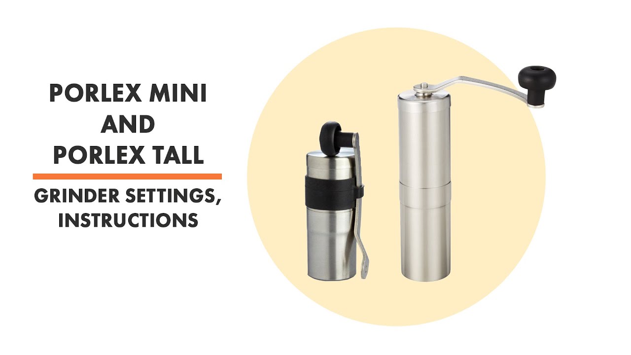 Porlex Grind Size Chart and Recommended Grinder Settings