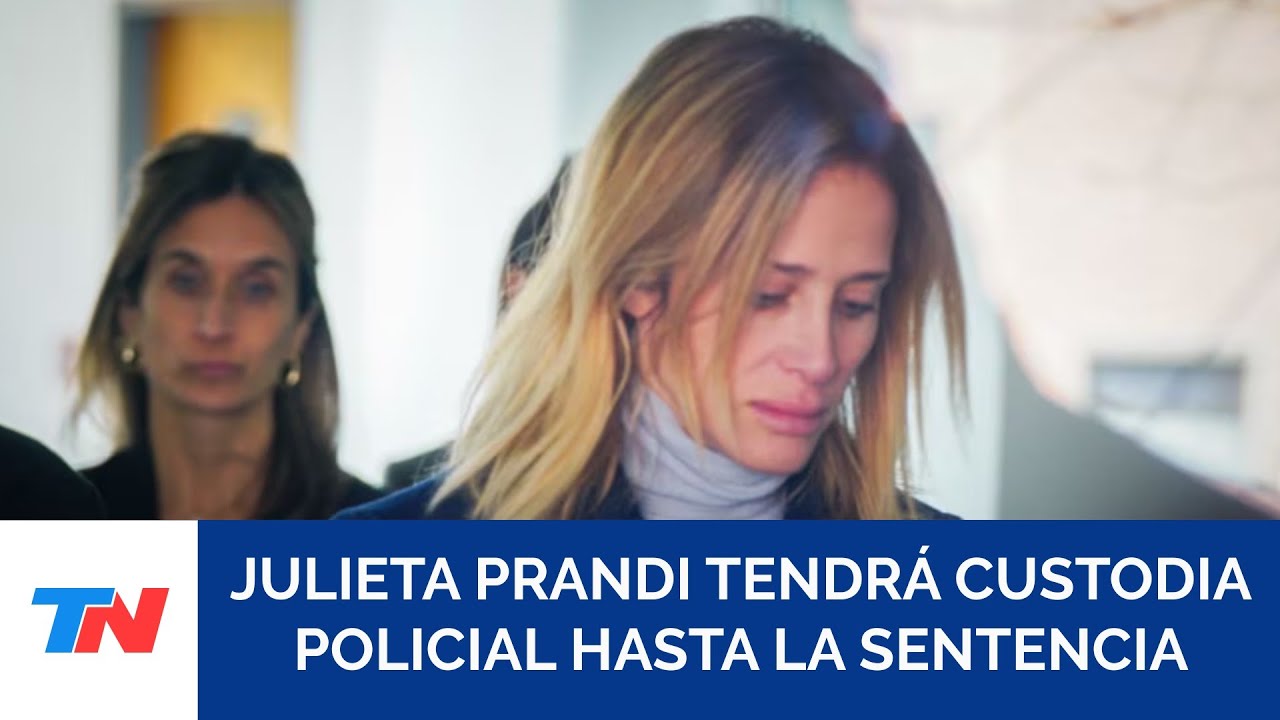 Julieta Prandi se negó a salir por temor a cruzarse con su exmarido y pidió protección policial