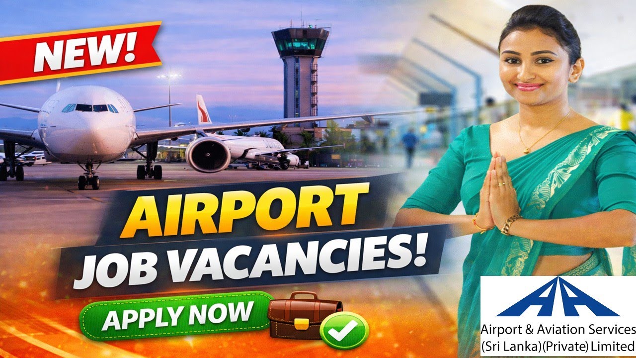 Airport රැකියා ඇබැර්තු නිකුත් වුණා ✈️ | Sri Lanka Airport Job Vacancies 2026 | AASL Careers