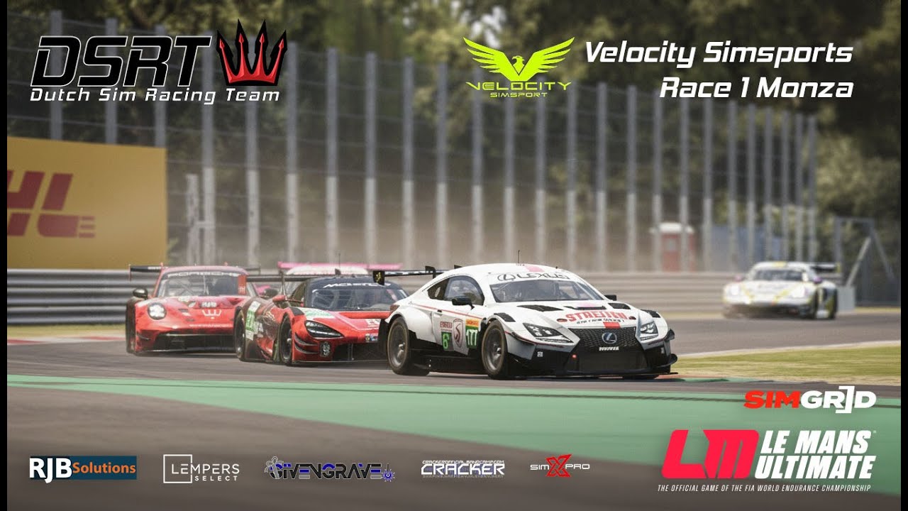 Velocity Simsport Season 1 Race 1 | Monza 40' | Fixed setups | LMU