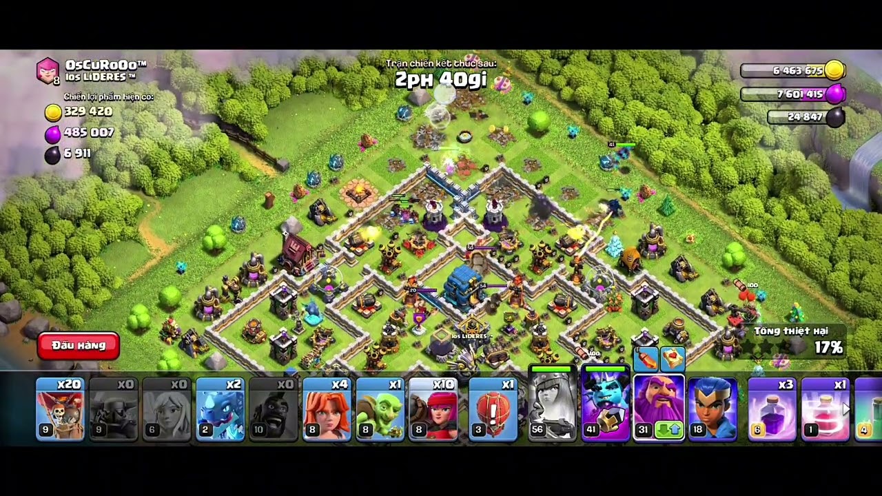 Ngài đã trở lại Clash of clans 