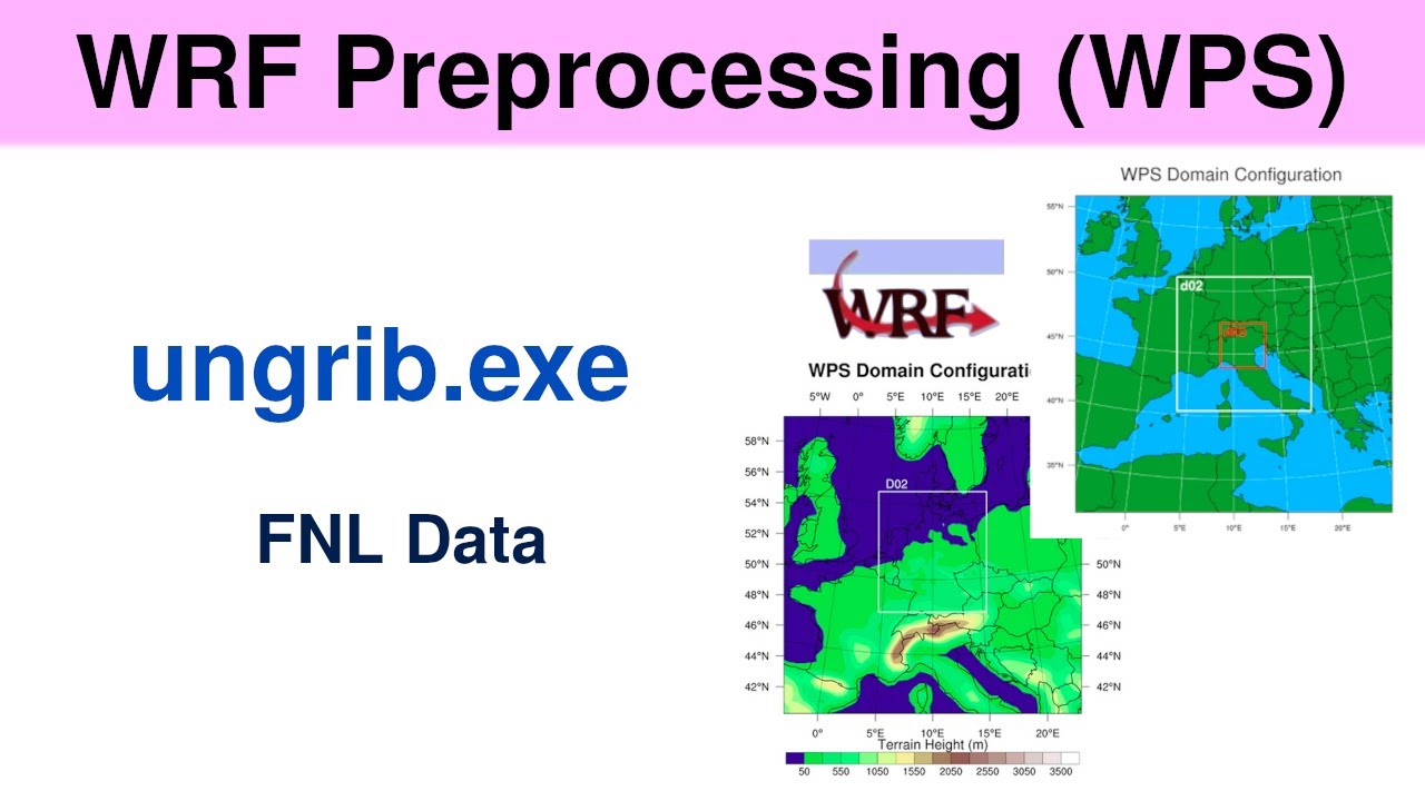 WRF preprocessing (WPS): ungrib FNL data