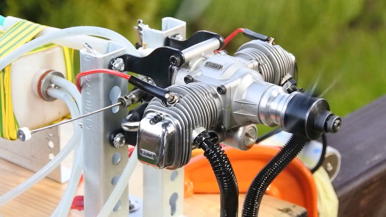 Saito FA60T test run after Ebay purchase