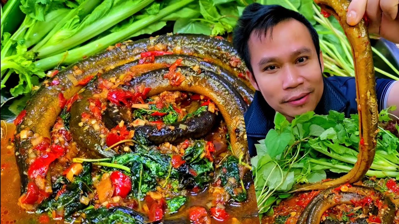 ผัดเผ็ดปลาไหล รสจัดๆเครื่องสมุนไพรหอมๆอร่อยมาก