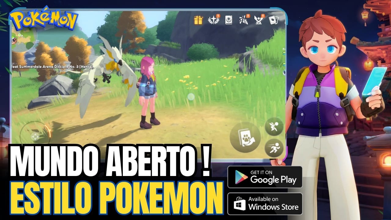 ESTOU VICIADO NESSE NOVO JOGO estilo POKEMON MUNDO ABERTO pra MOBILE e PC 😱 KARDMI RPG MOBILE 2026