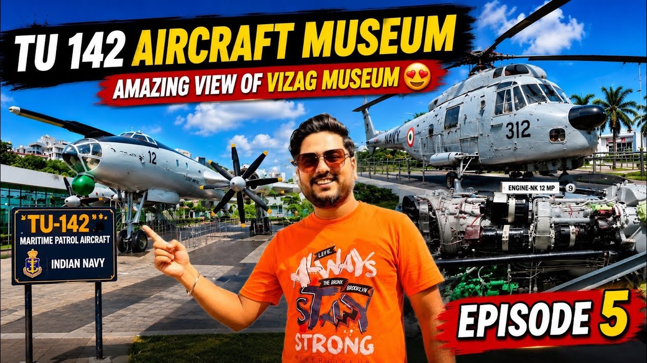 Vizag Travel Guide 2026: Inside the TU 142 Aircraft Museum! 🚁 Helicopter Museum Tour