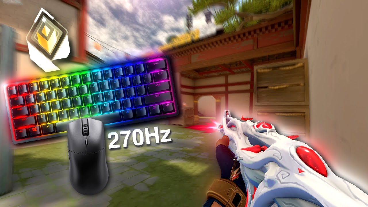 Relaxing 270FPS Ranked Gameplay ASMR l Razer Huntsman Mini Valorant