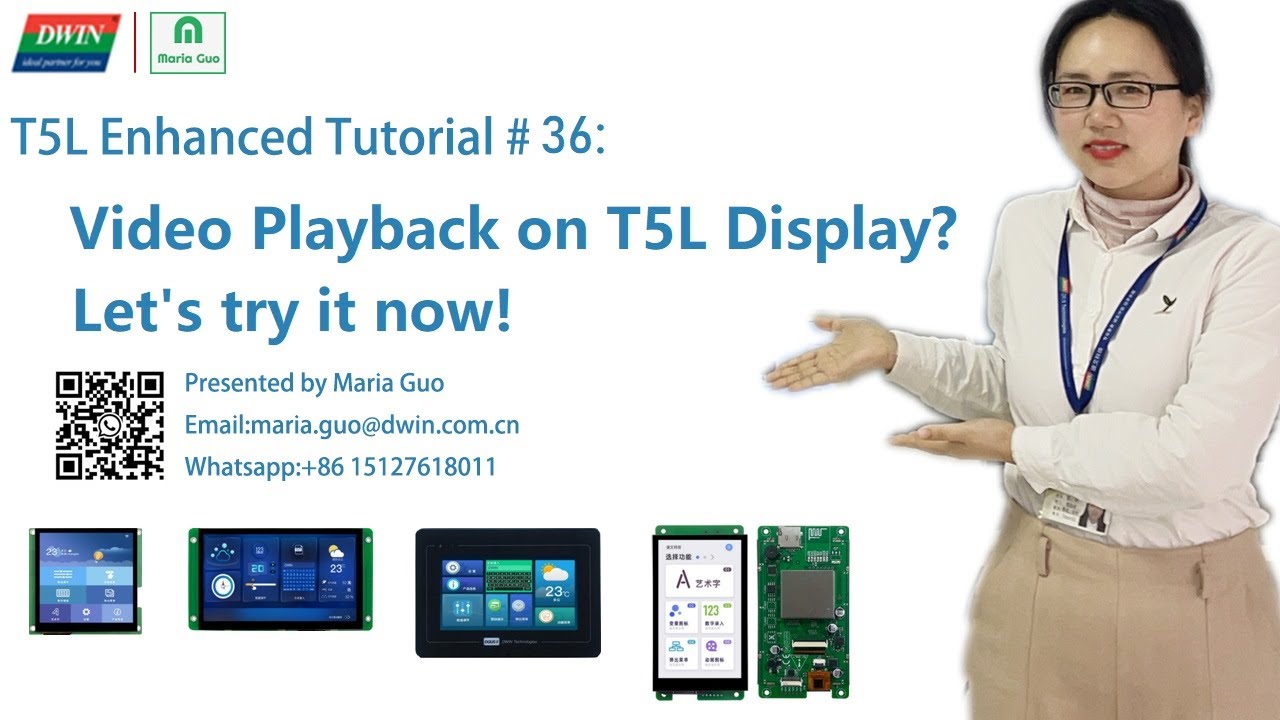 T5L Enhanced Tutorial #36: Play Video in the display? Let's try it now.