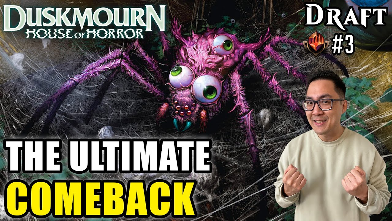 The Most Entertaining Draft Ever | Duskmourn Draft | Mythic Rank 3 | MTG Arena