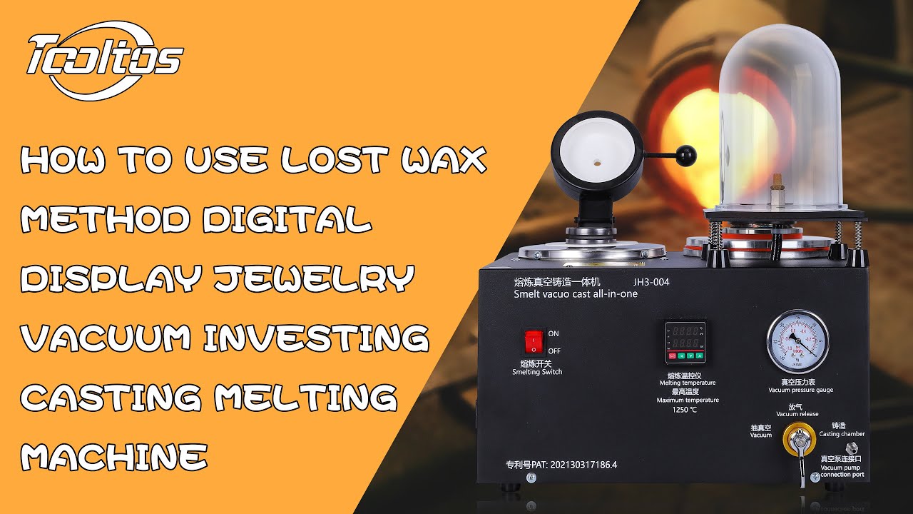 How to use Lost Wax Method Digital Display Jewelry Vacuum Investing Casting Melting Machine?