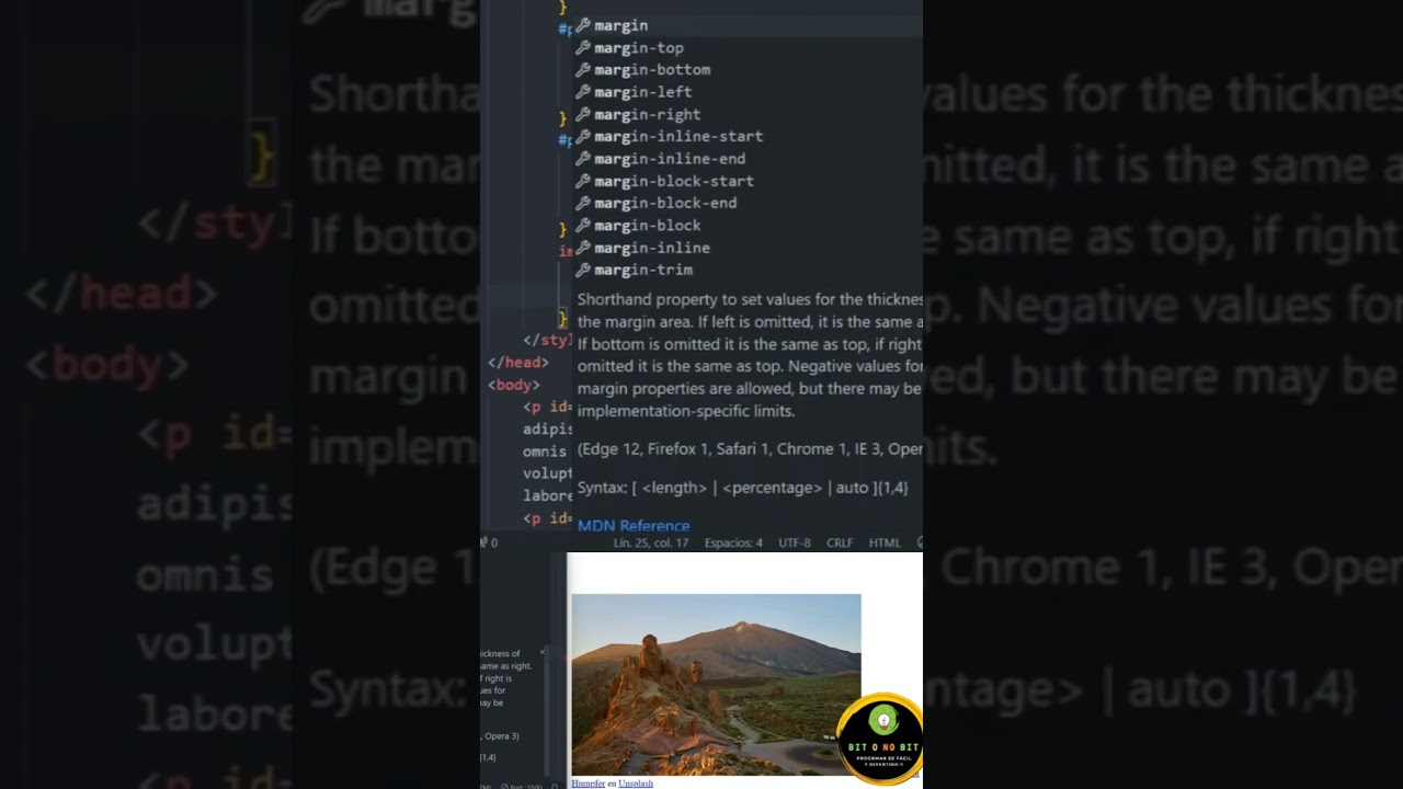 Centrar una imagen en HTML #css #html #tutorial #desarrolloweb