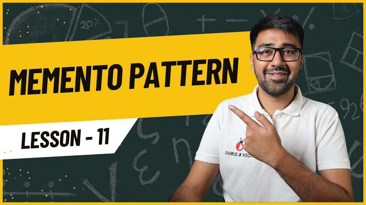 Build Undo/Redo Like a Text Editor Using Memento Pattern | Low Level Design - Lesson 11