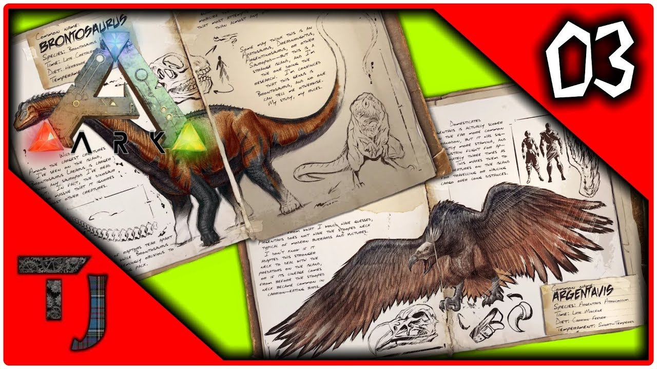 Argentavis and Brontosaurus tames -  Ark with the Standard Nerds - S2E3