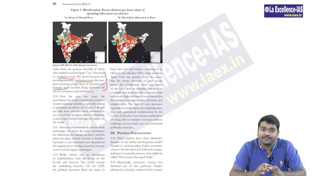 Economic Survey - 2 by Sandeep, La Excellence IAS (www.laex.in/civilsprep)