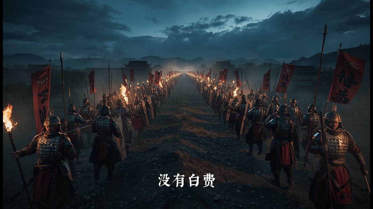 12卸甲歸田系列，多為史詩曲風，以戰爭為題材，目的是讓人深省戰爭，並願天下永無戰事。此曲夜戰·決勝令，希望各位能喜歡。Excelente música con IA、Epic genre、AI音樂。