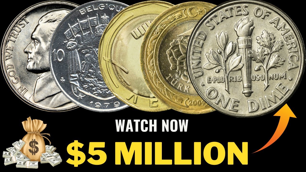 TOP 5 ULTRA RARE Coins worth A LOT of MONEY! - Look For This Coins Worth Money