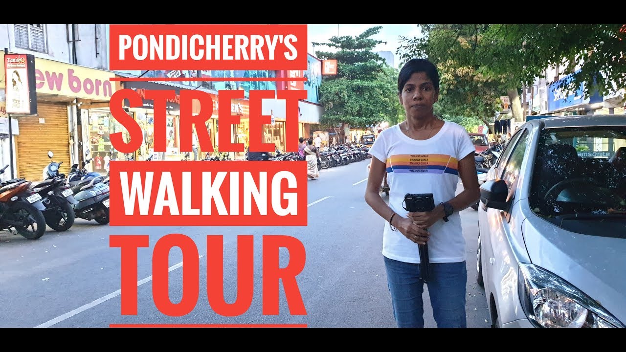 Pondicherry street walking Tour | malayalam | Divyas Vlog