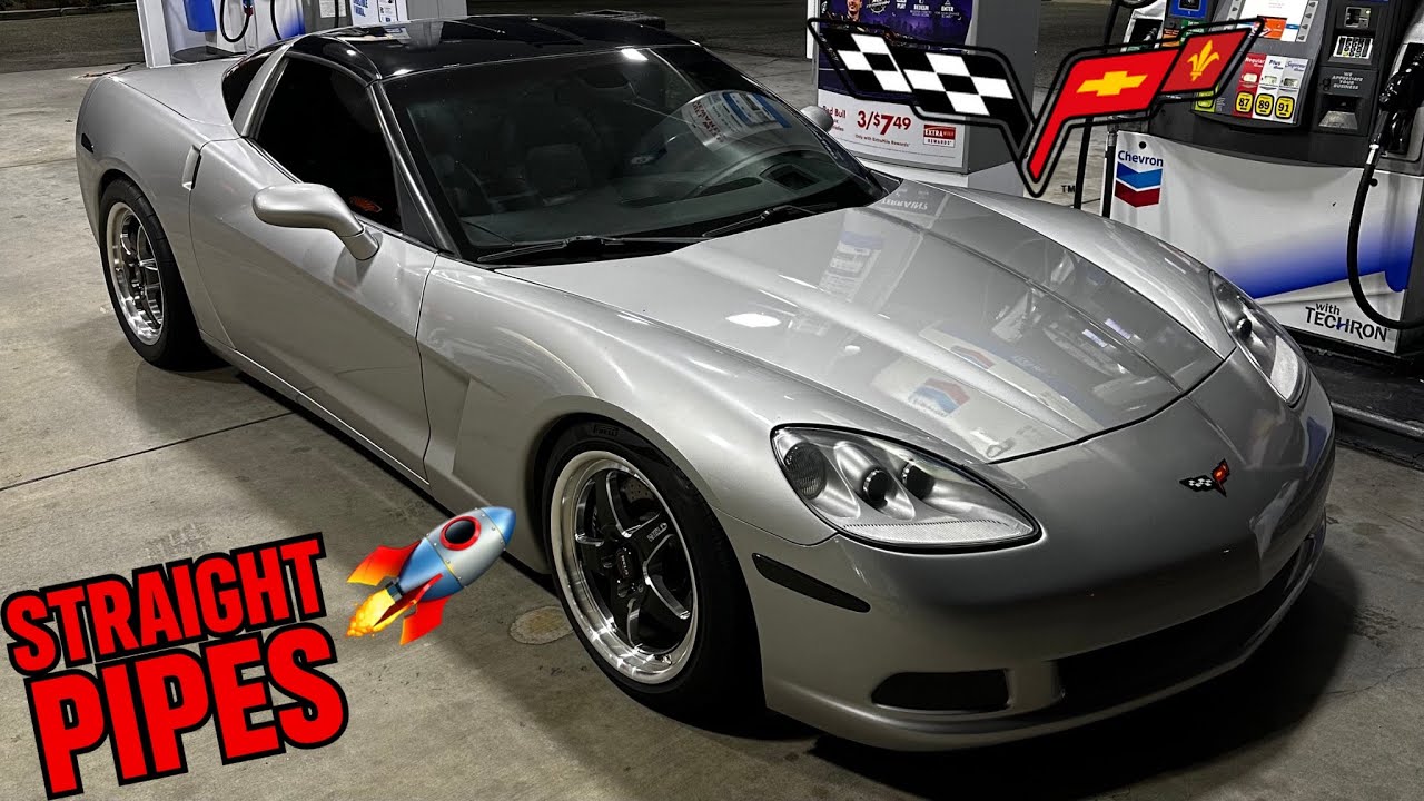 1:00 ГОРОДСКОЙ ДРАЙВ ПРЯМЫЕ ТРУБЫ C6 CORVETTE