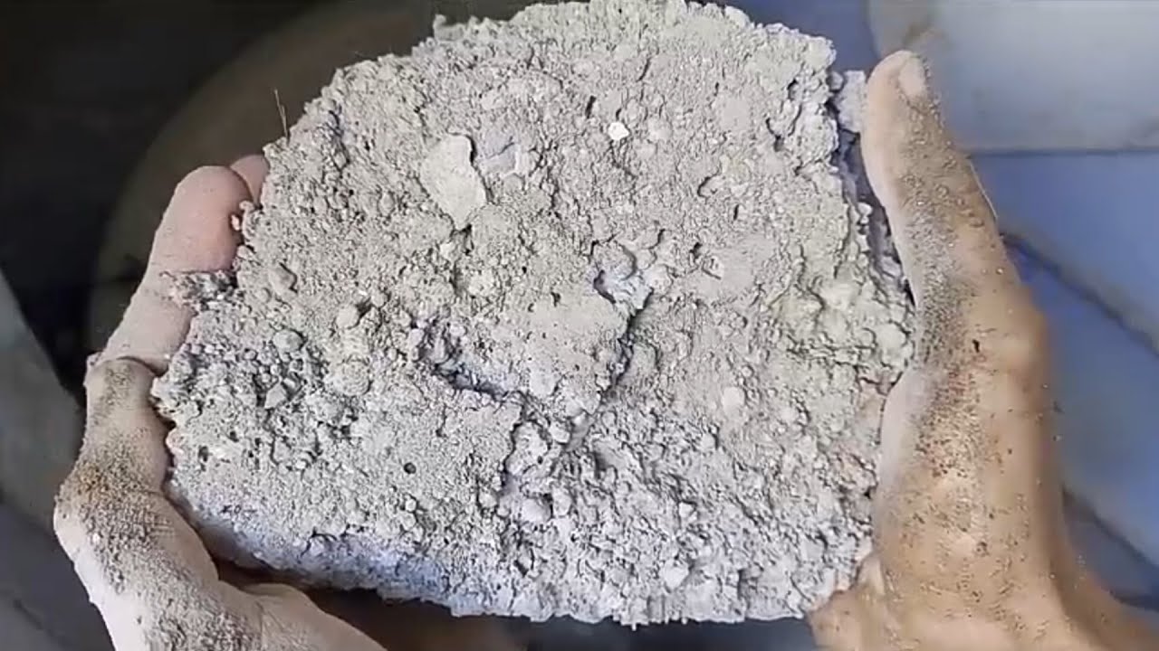 ASMR | Black Gritty Charcoal Cement Dusty Crumbling in lots of 💦 + Dry Floor Crumbles🔥