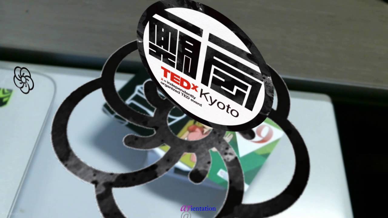 Testing ARienation cards for an AR booth at TEDxKyoto 2016
