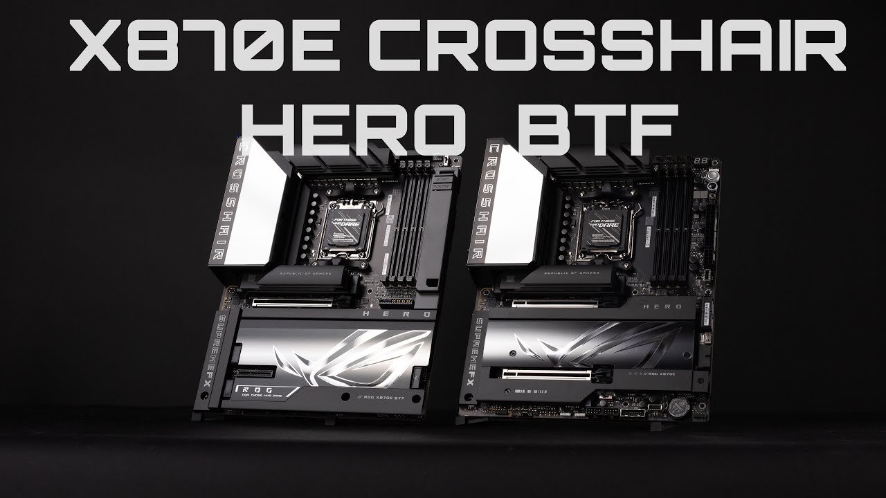Плата BTF, которую вы ждали: ASUS ROG X870E Crosshair Hero BTF AM5. Распаковка и обзор.