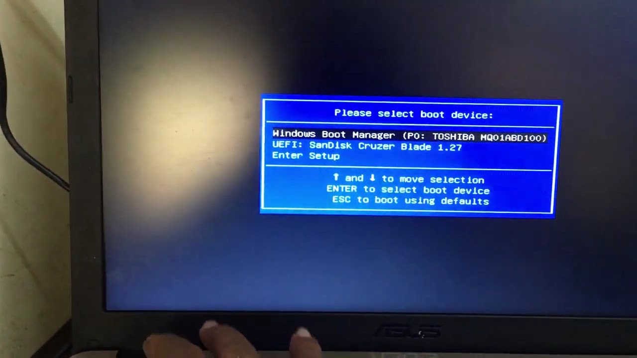 How to Enable Boot Menu in ASUS Laptop