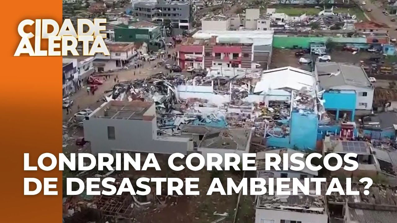 Temporal pegou Londrina de surpresa neste final de semana; ventos fortes derrubaram postes e árvores