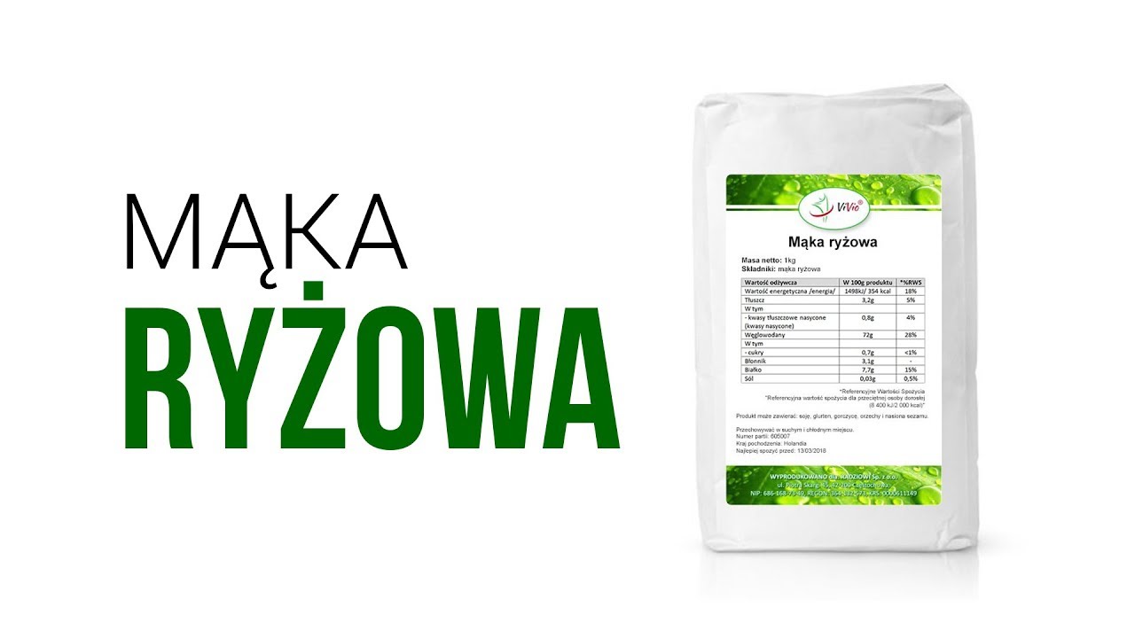 🌾Mąka ryżowa - właściwości i zastosowanie 🍚🍴