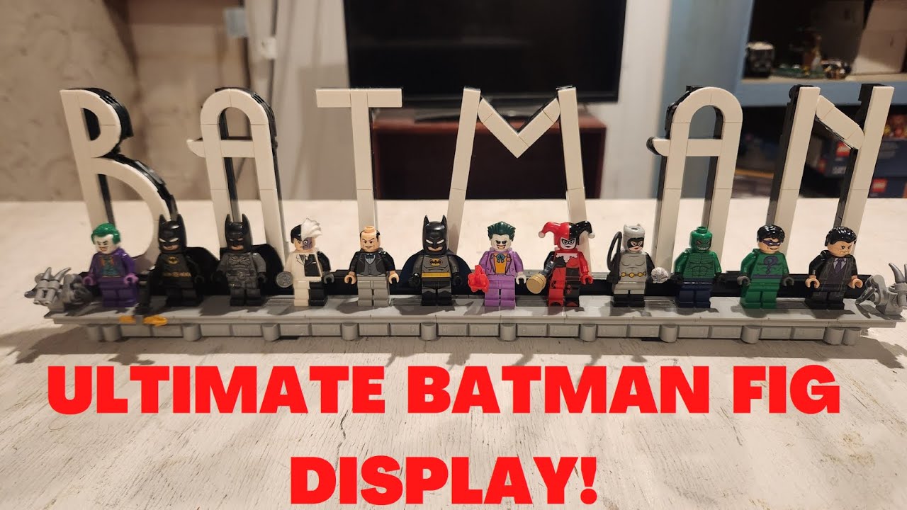 I Built a Lego Batman Display Stand!
