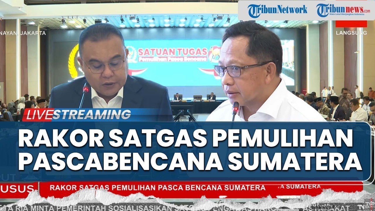 🔴LIVE: DPR & Menteri Bahas Rehabilitasi hingga Rekonstruksi Pascabencana Sumatera dan Aceh