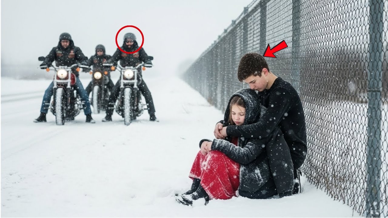 Homeless Boy gave his Warm Coat to Hells Angel’s Freezing Daughter — What Hells Angels Did next was