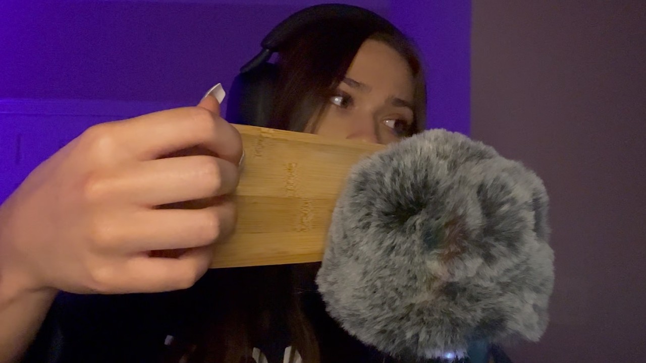 ASMR | Bamboo/Wood sounds (tapping, scratching, etc.)