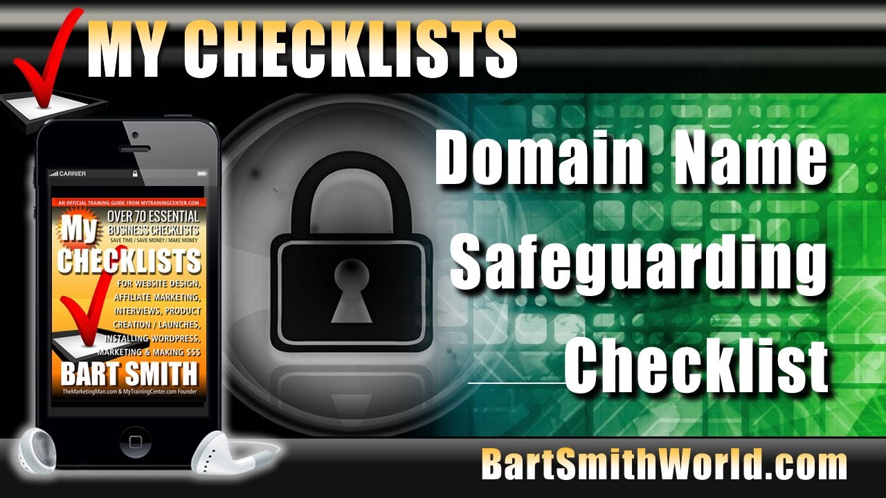 Domain Name Safeguarding Checklist by Bart Smith
