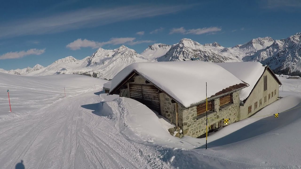 Arosa Lenzerheide 2021 skiing, blue piste 9a, 15a and 15